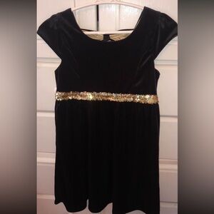 George Black and Gold Dress
